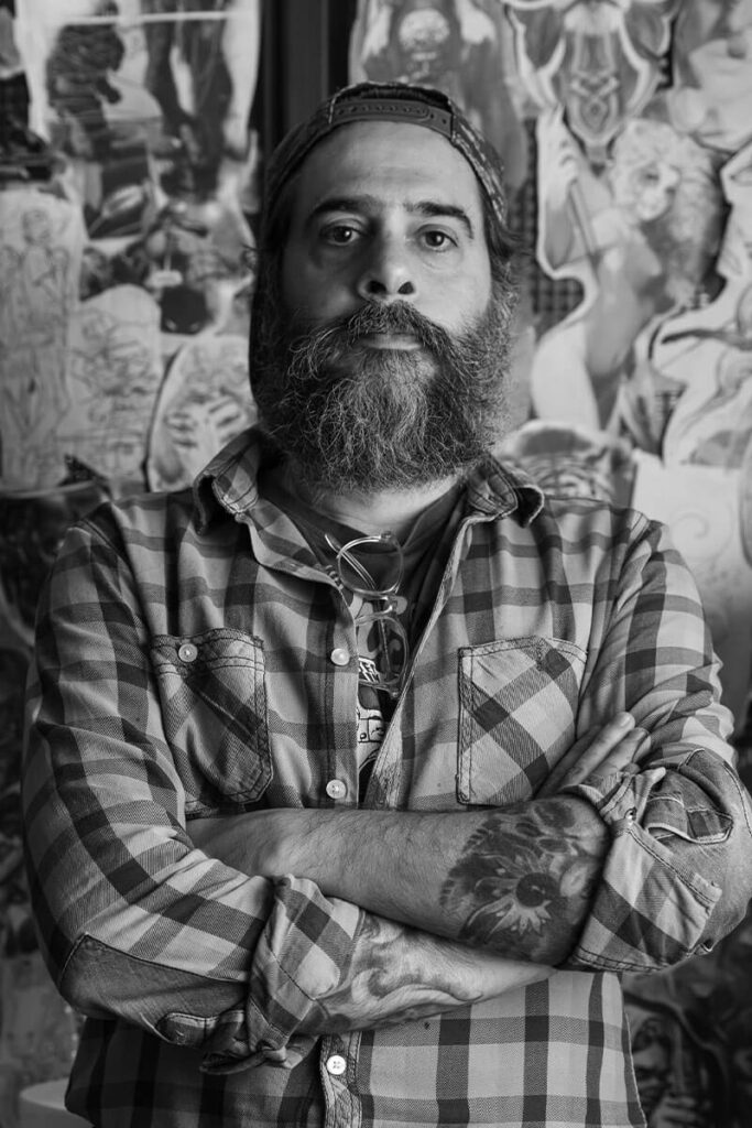 Giorgos, owner of G spot and tattoo artist